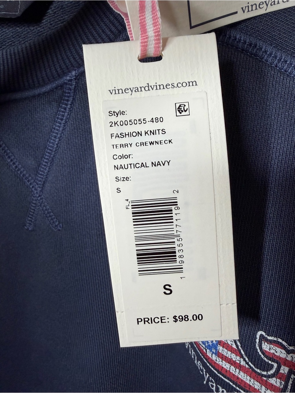 Vineyard Vines Women's Crewneck Sweatshirt - Faded Blue - Picture 3 of 5